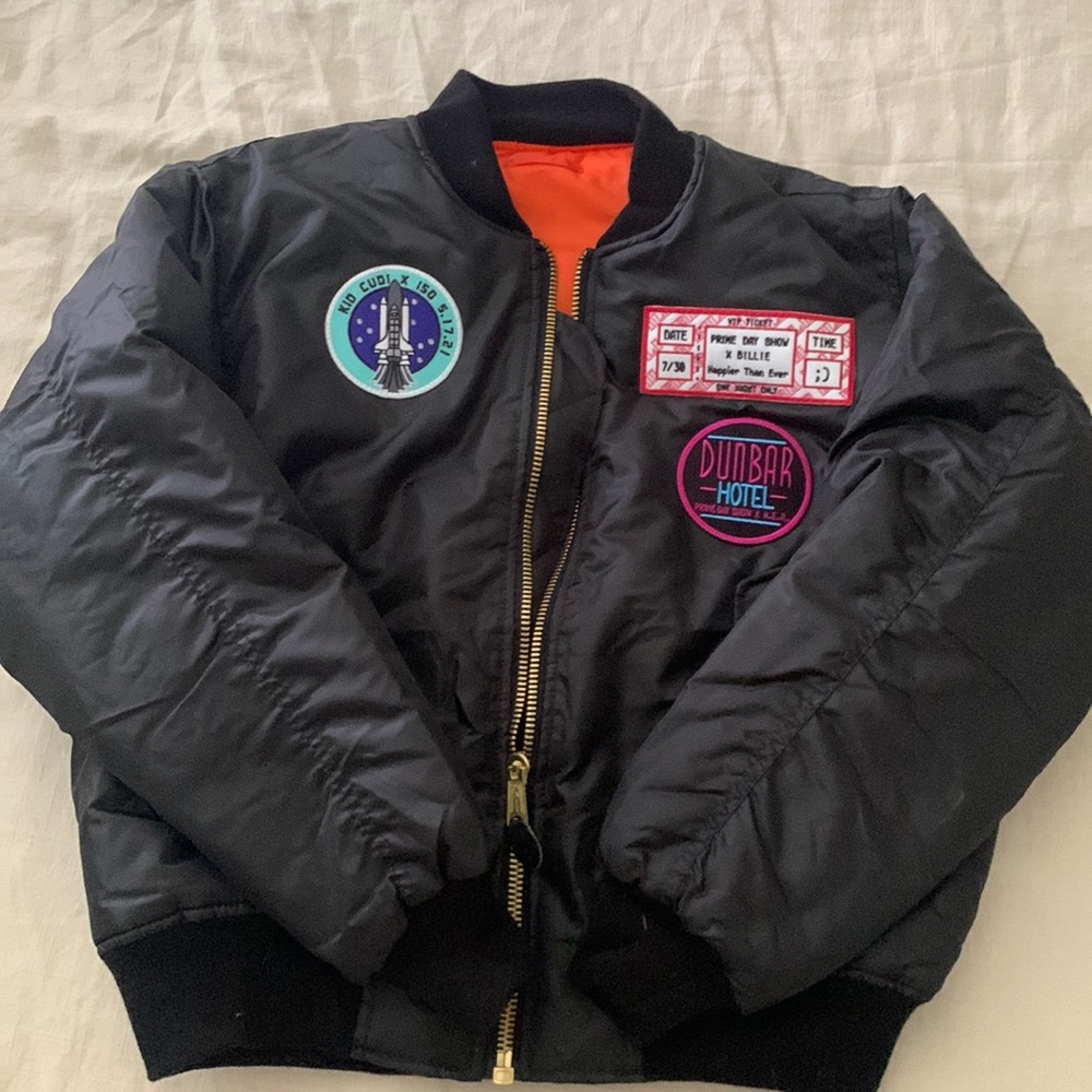 Exclusive Billie Eilish & Kid Cudi bomber jacket